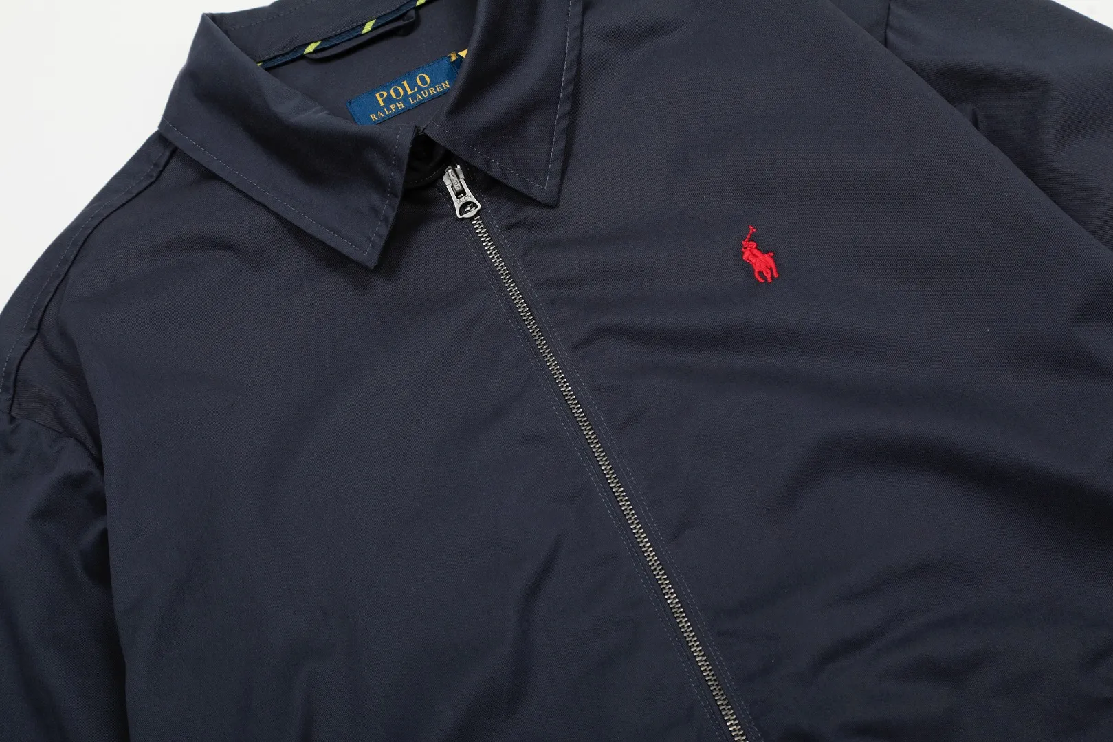🅿️290 "Top quality" Style number: 8098# [Ralph Lauren retro couple style old cadre zipper jacket] ✅Ralph Lauren Ralph Lauren simple basic men's and women's same style retro jacket ✅Pure cotton washed fabric Fabric texture version YYDS~ ✅Fashionable casual business work style Veteran cadre Harrington classic basic jacket ✅Simple and easy to wear upper body ootd must-have versatile style Size: S-XL Color: Khaki Navy
